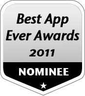 2011 Best App Ever Nominee Badge